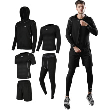 Mens Custom Compression Gym Fitness Wear Men Sport Clothing Quick Dry Workout Set
